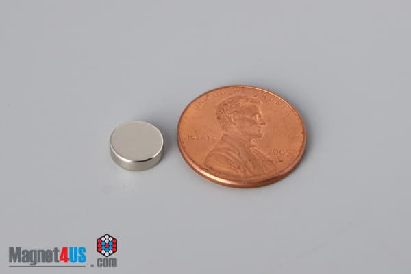 5/16" dia. x 3/32" N45 Neodymium Disc Magnet - photo 1