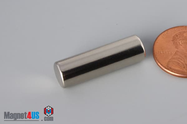 5/16" dia. x 1" N40 Neodymium Cylinder Magnet - photo 3