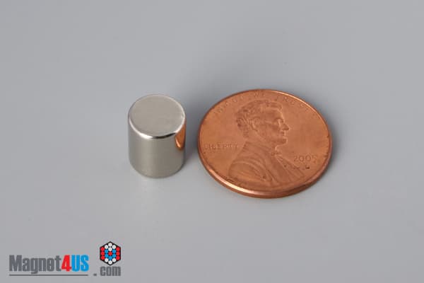 5/16" dia. x 3/8" N40 Neodymium Cylinder Magnet - photo 1