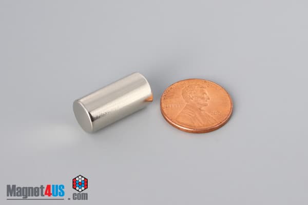 3/8" dia. x 3/4" N40 Neodymium Cylinder Magnet