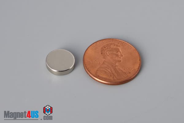 3/8" dia. x 3/32" N40 Neodymium Disc Magnet