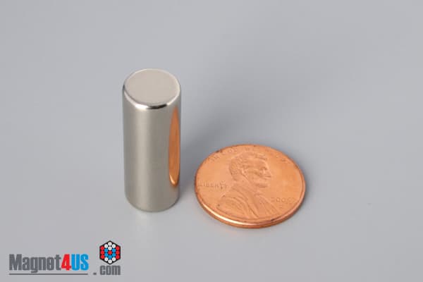 3/8" dia. x 1" N40 Neodymium Cylinder Magnet - photo 1