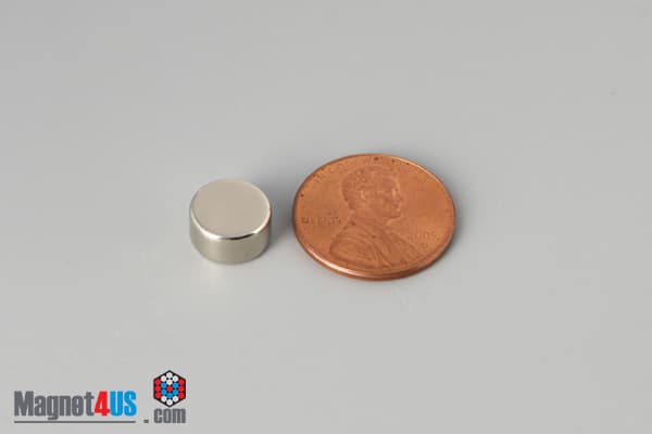 3/8" dia. x 2/10" N40 Neodymium Disc Magnet