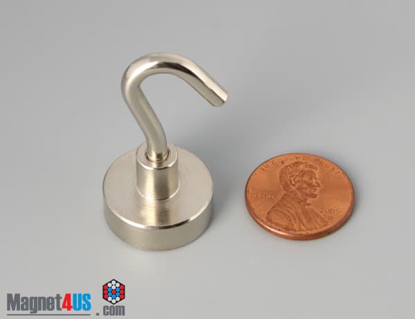 D3/4" x 1/4" #6-32 UNC 2B N38 Pot Magnet - photo 2
