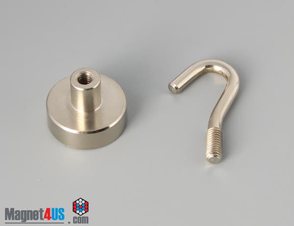 D3/4" x 1/4" #6-32 UNC 2B N38 Pot Magnet - photo 5