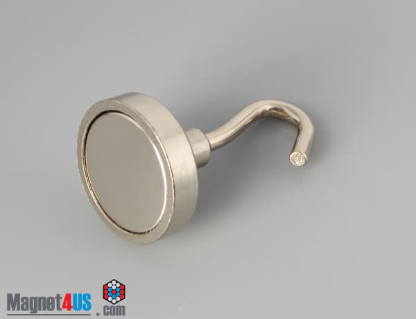 D1" x 1/4" #8-32 UNC 2B N38 Pot Magnet - photo 3