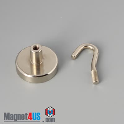 D1" x 1/4" #8-32 UNC 2B N38 Pot Magnet - photo 15