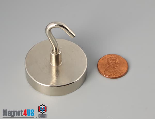 D1 1/2" x 3/8" #10-32 UNF 2B N38 Pot Magnet - photo 2