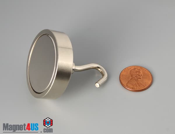 D1 1/2" x 3/8" #10-32 UNF 2B N38 Pot Magnet - photo 4