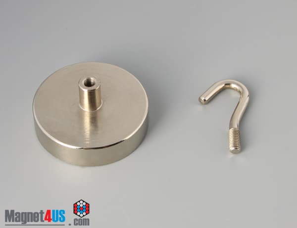 D1 1/2" x 3/8" #10-32 UNF 2B N38 Pot Magnet - photo 5
