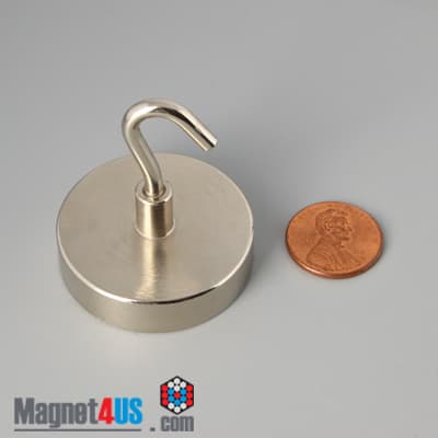 D1 1/2" x 3/8" #10-32 UNF 2B N38 Pot Magnet - photo 12