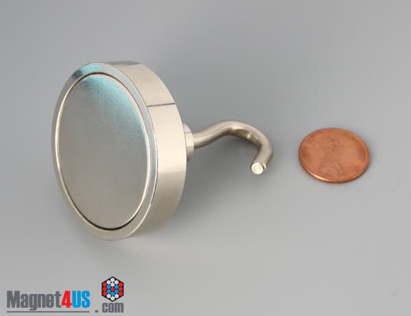 D1 3/4" x 3/8" #1/4"-20 UNC 2B N38 Pot Magnet - photo 4