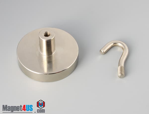 D1 3/4" x 3/8" #1/4"-20 UNC 2B N38 Pot Magnet - photo 5
