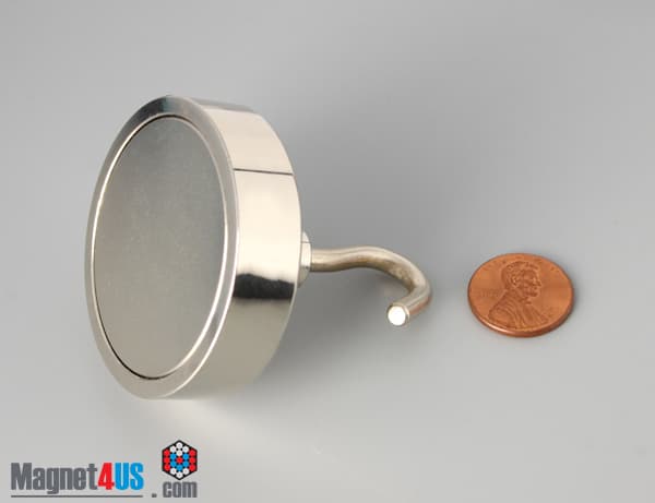 D2" x 1/2" #1/4"-20 UNC 2B N38 Pot Magnet - photo 4