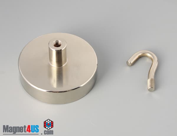 D2" x 1/2" #1/4"-20 UNC 2B N38 Pot Magnet - photo 5