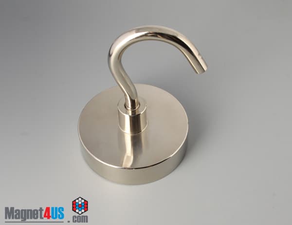 D2 1/2" x 5/8" #3/8"-16 UNC 2B N38 Pot Magnet