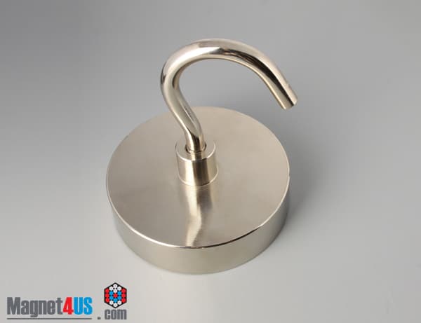 D3" x 3/4" #3/8"-16 UNC 2B N38 Pot Magnet - photo 1
