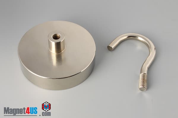 D3" x 3/4" #3/8"-16 UNC 2B N38 Pot Magnet - photo 10