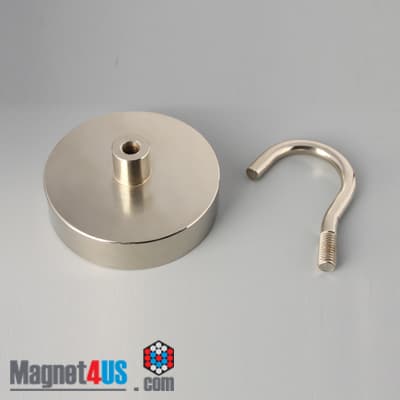 D3" x 3/4" #3/8"-16 UNC 2B N38 Pot Magnet - photo 15