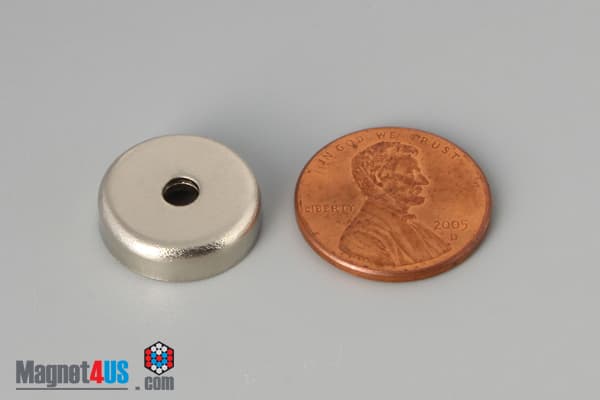 D0.63'' x 0.177'' #4 Screw N38 Pot Magnet - photo 7