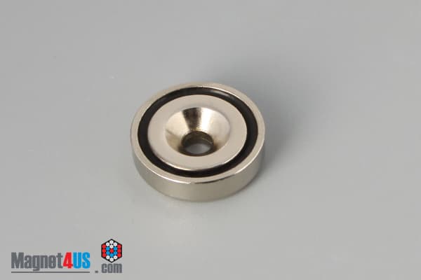 D0.63'' x 0.177'' #4 Screw N38 Pot Magnet - photo 8