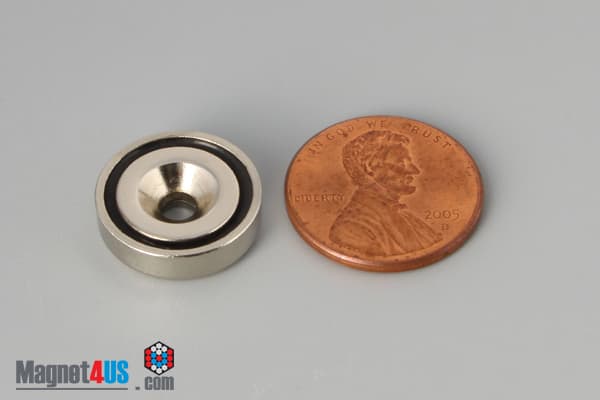 D0.63'' x 0.177'' #4 Screw N38 Pot Magnet - photo 9