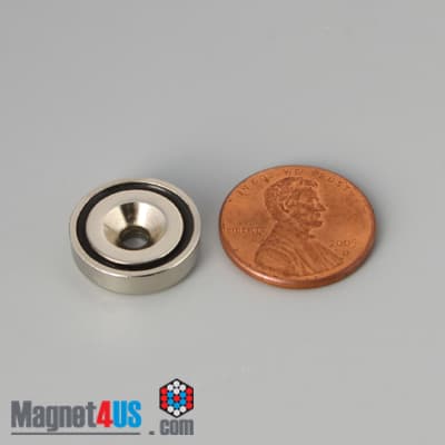 D0.63'' x 0.177'' #4 Screw N38 Pot Magnet - photo 14