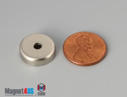 D0.63'' x 0.177'' #4 Screw N38 Pot Magnet - photo 17