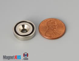 D0.63'' x 0.177'' #4 Screw N38 Pot Magnet - photo 19