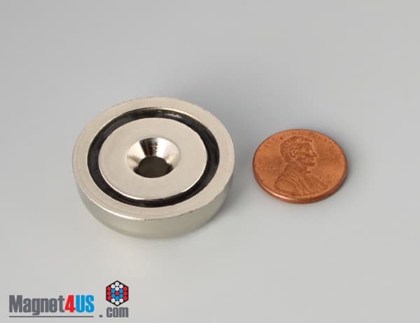 D1 1/4" x 3/8" #10 Screw N38 Pot Magnet - photo 4