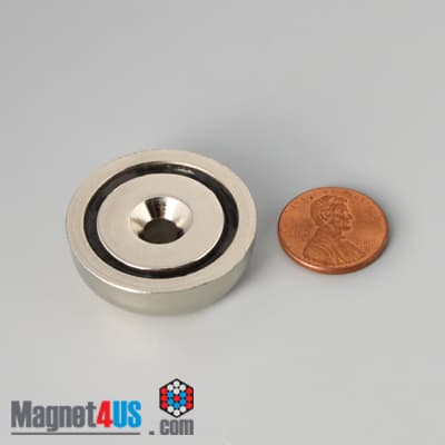 D1 1/4" x 3/8" #10 Screw N38 Pot Magnet - photo 14