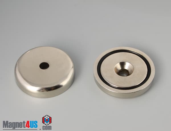 D1 3/4" x 3/8" #1/4" Screw N38 Pot Magnet - photo 5