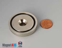 D1 3/4" x 3/8" #1/4" Screw N38 Pot Magnet - photo 19