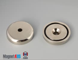 D1 3/4" x 3/8" #1/4" Screw N38 Pot Magnet - photo 20