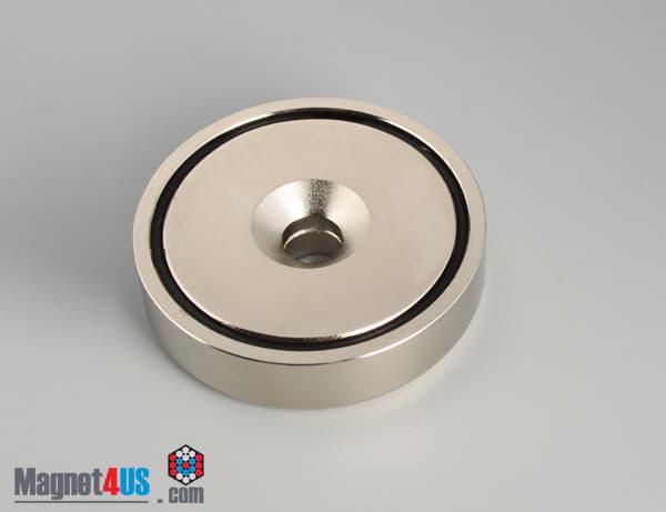 D2.36'' x 0.59'' #3/8" Screw N38 Pot Magnet - photo 3