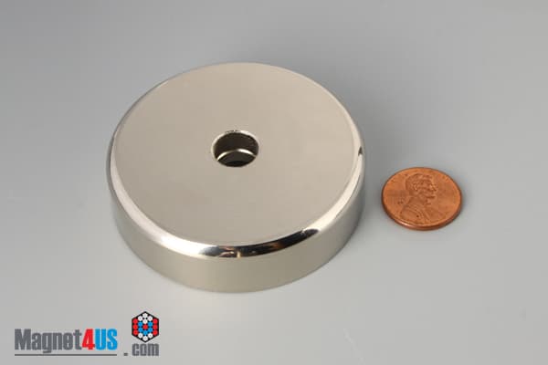 D2.36'' x 0.59'' #3/8" Screw N38 Pot Magnet - photo 7
