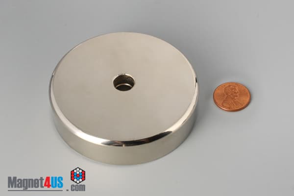 D2.95'' x 0.71'' #3/8" Screw N38 Pot Magnet - photo 7